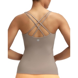 image:imageRUNNING GIRL Workout Tank Tops for Women with Built in BraGym Athletic Yoga Tops Tight Square Neck Sleeveless ShirtsMica