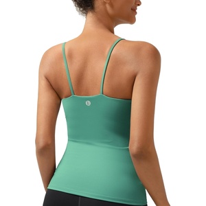 image:imageRUNNING GIRL Workout Tops for WomenRacerback Tank Tops with Built in BrasPadded Sports Bra Yoga Tank Athletic TopsYgreen