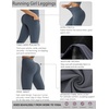 image:imageRUNNING GIRL Buttery Soft High Waist Leggings for WomenTummy Control Workout Athletic Yoga Leggings with PocketsDark Grey