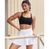 image:imageRUNNING GIRL High Impact Sports Bras for Women  Scoop Neck Strappy Sports Bra High Support Moulded Cup Workout BraDblack