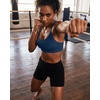 image:imageRUNNING GIRL High Impact Sports Bras for Women  Scoop Neck Strappy Sports Bra High Support Moulded Cup Workout BraDnavy