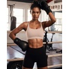 image:imageRUNNING GIRL High Impact Sports Bras for Women  Scoop Neck Strappy Sports Bra High Support Moulded Cup Workout BraDnude