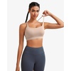 image:imageRUNNING GIRL High Impact Sports Bras for Women  Scoop Neck Strappy Sports Bra High Support Moulded Cup Workout BraDnude