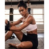 image:imageRUNNING GIRL High Impact Sports Bras for Women  Scoop Neck Strappy Sports Bra High Support Moulded Cup Workout BraDpink
