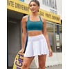 image:imageRUNNING GIRL High Impact Sports Bras for Women  Scoop Neck Strappy Sports Bra High Support Moulded Cup Workout BraDteal