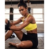image:imageRUNNING GIRL High Impact Sports Bras for Women  Scoop Neck Strappy Sports Bra High Support Moulded Cup Workout BraDyellow