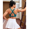 image:imageRUNNING GIRL High Impact Sports Bras for WomenCrisscross Back High Support Bra Moulded Cup Workout Bra Push upWX3072 Storm Teal M