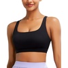 image:imageRUNNING GIRL Sports Bra for Women Molded Cup High Impact Sports Bras for Women with Sewn in PadsAblack