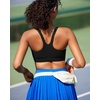 image:imageRUNNING GIRL Sports Bra for Women Molded Cup High Impact Sports Bras for Women with Sewn in PadsAblack