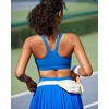 image:imageRUNNING GIRL Sports Bra for Women Molded Cup High Impact Sports Bras for Women with Sewn in PadsAblue