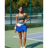 image:imageRUNNING GIRL Sports Bra for Women Molded Cup High Impact Sports Bras for Women with Sewn in PadsAdark Green