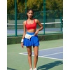 image:imageRUNNING GIRL Sports Bra for Women Molded Cup High Impact Sports Bras for Women with Sewn in PadsAdeep Red