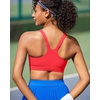 image:imageRUNNING GIRL Sports Bra for Women Molded Cup High Impact Sports Bras for Women with Sewn in PadsAdeep Red