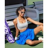 image:imageRUNNING GIRL Sports Bra for Women Molded Cup High Impact Sports Bras for Women with Sewn in PadsAgrey