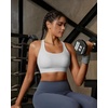 image:imageRUNNING GIRL Sports Bra for Women Molded Cup High Impact Sports Bras for Women with Sewn in PadsAgrey