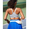 image:imageRUNNING GIRL Sports Bra for Women Molded Cup High Impact Sports Bras for Women with Sewn in PadsAgrey