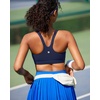 image:imageRUNNING GIRL Sports Bra for Women Molded Cup High Impact Sports Bras for Women with Sewn in PadsAnavy Blue