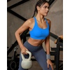 image:imageRUNNING GIRL Sports Bra for Women Molded Cup High Impact Sports Bras for Women with Sewn in PadsAsparkle Blue