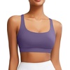 image:imageRUNNING GIRL Sports Bra for Women Molded Cup High Impact Sports Bras for Women with Sewn in PadsAtaro Purple