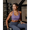 image:imageRUNNING GIRL Sports Bra for Women Molded Cup High Impact Sports Bras for Women with Sewn in PadsAtaro Purple