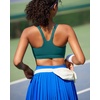 image:imageRUNNING GIRL Sports Bra for Women Molded Cup High Impact Sports Bras for Women with Sewn in PadsAteal