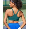 image:imageRUNNING GIRL Sports Bra for Women Molded Cup High Impact Sports Bras for Women with Sewn in PadsAteal