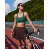 image:imageRUNNING GIRL Sports Bra for Women Molded Cup High Impact Sports Bras for Women with Sewn in PadsAteal