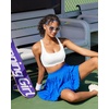image:imageRUNNING GIRL Sports Bra for Women Molded Cup High Impact Sports Bras for Women with Sewn in PadsAwhite