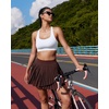 image:imageRUNNING GIRL Sports Bra for Women Molded Cup High Impact Sports Bras for Women with Sewn in PadsAwhite