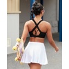 image:imageRUNNING GIRL Sports Bra for Women Molded Cup High Impact Sports Bras for Women with Sewn in PadsBblack