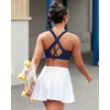 image:imageRUNNING GIRL Sports Bra for Women Molded Cup High Impact Sports Bras for Women with Sewn in PadsBnavy Blue