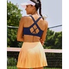 image:imageRUNNING GIRL Sports Bra for Women Molded Cup High Impact Sports Bras for Women with Sewn in PadsBnavy Blue