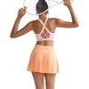 image:imageRUNNING GIRL Sports Bra for Women Molded Cup High Impact Sports Bras for Women with Sewn in PadsBpink