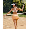 image:imageRUNNING GIRL Sports Bra for Women Molded Cup High Impact Sports Bras for Women with Sewn in PadsBpink