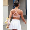 image:imageRUNNING GIRL Sports Bra for Women Molded Cup High Impact Sports Bras for Women with Sewn in PadsBpink
