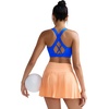 image:imageRUNNING GIRL Sports Bra for Women Molded Cup High Impact Sports Bras for Women with Sewn in PadsBsparkle Blue