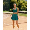 image:imageRUNNING GIRL Sports Bra for Women Molded Cup High Impact Sports Bras for Women with Sewn in PadsBteal