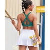 image:imageRUNNING GIRL Sports Bra for Women Molded Cup High Impact Sports Bras for Women with Sewn in PadsBteal