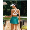 image:imageRUNNING GIRL Sports Bra for Women Molded Cup High Impact Sports Bras for Women with Sewn in PadsBwhite