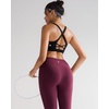 image:imageRUNNING GIRL Sports Bra for Women Molded Cup High Impact Sports Bras for Women with Sewn in PadsCblack
