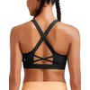 image:imageRUNNING GIRL Sports Bra for Women Molded Cup High Impact Sports Bras for Women with Sewn in PadsCblack