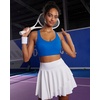 image:imageRUNNING GIRL Sports Bra for Women Molded Cup High Impact Sports Bras for Women with Sewn in PadsCblue