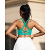 image:imageRUNNING GIRL Sports Bra for Women Molded Cup High Impact Sports Bras for Women with Sewn in PadsCbright Green