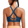 image:imageRUNNING GIRL Sports Bra for Women Molded Cup High Impact Sports Bras for Women with Sewn in PadsCdark Blue