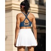 image:imageRUNNING GIRL Sports Bra for Women Molded Cup High Impact Sports Bras for Women with Sewn in PadsCdark Blue