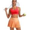 image:imageRUNNING GIRL Sports Bra for Women Molded Cup High Impact Sports Bras for Women with Sewn in PadsCdeep Red
