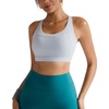 image:imageRUNNING GIRL Sports Bra for Women Molded Cup High Impact Sports Bras for Women with Sewn in PadsCgrey