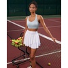 image:imageRUNNING GIRL Sports Bra for Women Molded Cup High Impact Sports Bras for Women with Sewn in PadsCgrey