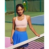 image:imageRUNNING GIRL Sports Bra for Women Molded Cup High Impact Sports Bras for Women with Sewn in PadsCpink