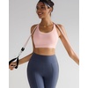 image:imageRUNNING GIRL Sports Bra for Women Molded Cup High Impact Sports Bras for Women with Sewn in PadsCpink